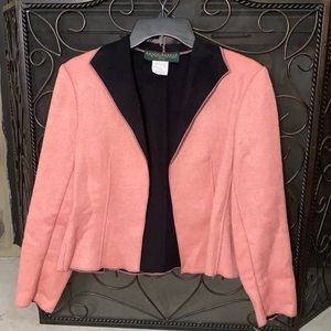 NWT harvé benard pink cardigan